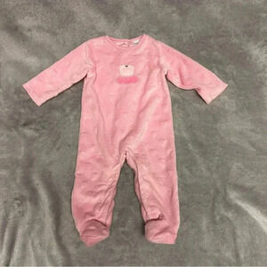 Vitamin Kids - long sleeve footed plush sleeper/one piece outfit. Size 3 months